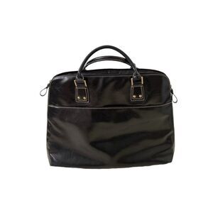 New Worthington Faux Leather Convertable Computer‎ Workbag Crossbody Purse Black